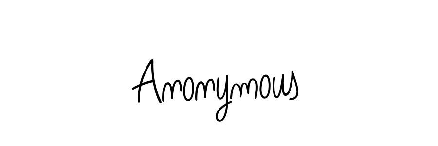 Use a signature maker to create a handwritten signature online. With this signature software, you can design (Angelique-Rose-font-FFP) your own signature for name Anonymous. Anonymous signature style 5 images and pictures png