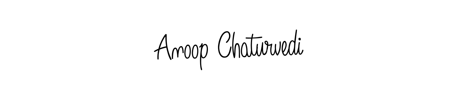 How to make Anoop Chaturvedi name signature. Use Angelique-Rose-font-FFP style for creating short signs online. This is the latest handwritten sign. Anoop Chaturvedi signature style 5 images and pictures png