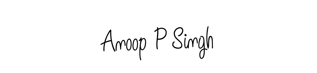 Best and Professional Signature Style for Anoop P Singh. Angelique-Rose-font-FFP Best Signature Style Collection. Anoop P Singh signature style 5 images and pictures png