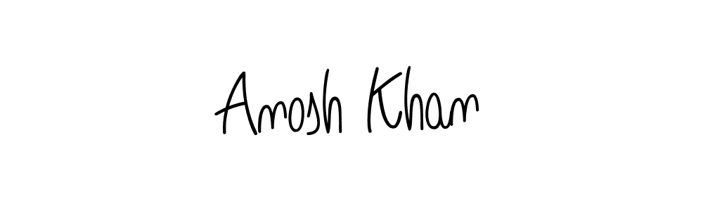 Here are the top 10 professional signature styles for the name Anosh Khan. These are the best autograph styles you can use for your name. Anosh Khan signature style 5 images and pictures png