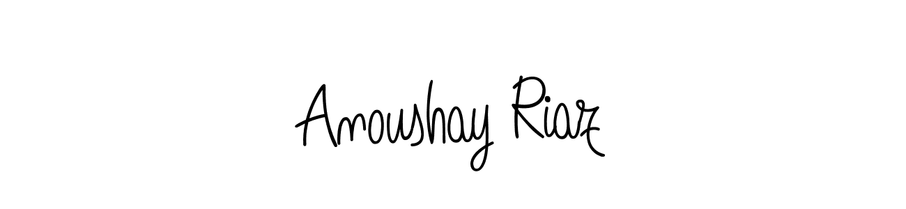 Make a short Anoushay Riaz signature style. Manage your documents anywhere anytime using Angelique-Rose-font-FFP. Create and add eSignatures, submit forms, share and send files easily. Anoushay Riaz signature style 5 images and pictures png