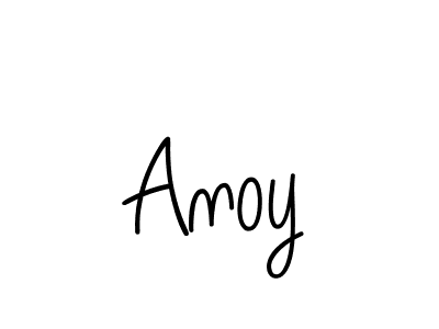 How to make Anoy name signature. Use Angelique-Rose-font-FFP style for creating short signs online. This is the latest handwritten sign. Anoy signature style 5 images and pictures png