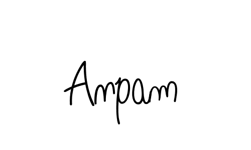 How to make Anpam signature? Angelique-Rose-font-FFP is a professional autograph style. Create handwritten signature for Anpam name. Anpam signature style 5 images and pictures png