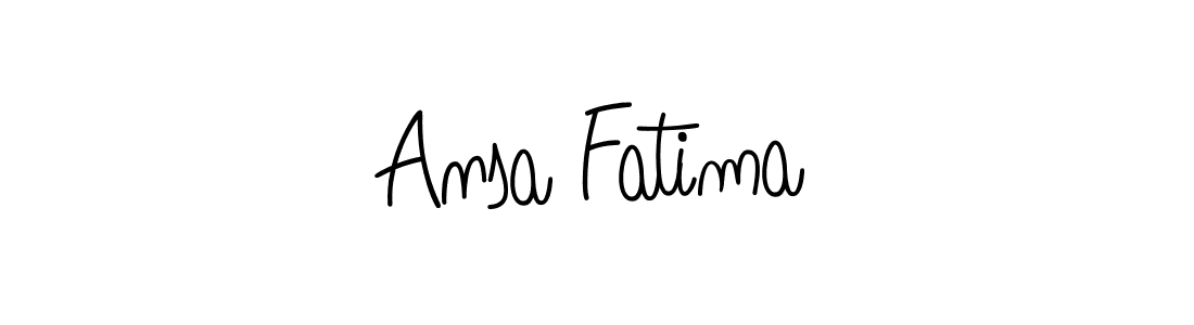 Here are the top 10 professional signature styles for the name Ansa Fatima. These are the best autograph styles you can use for your name. Ansa Fatima signature style 5 images and pictures png