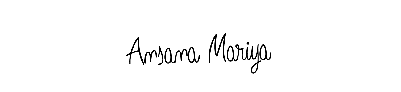 Once you've used our free online signature maker to create your best signature Angelique-Rose-font-FFP style, it's time to enjoy all of the benefits that Ansana Mariya name signing documents. Ansana Mariya signature style 5 images and pictures png