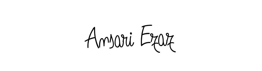 Make a beautiful signature design for name Ansari Ezaz. Use this online signature maker to create a handwritten signature for free. Ansari Ezaz signature style 5 images and pictures png