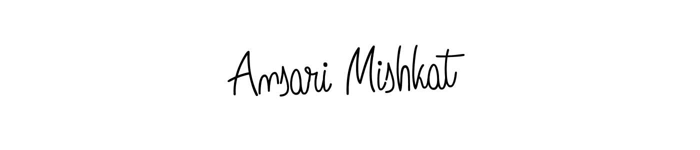You can use this online signature creator to create a handwritten signature for the name Ansari Mishkat. This is the best online autograph maker. Ansari Mishkat signature style 5 images and pictures png