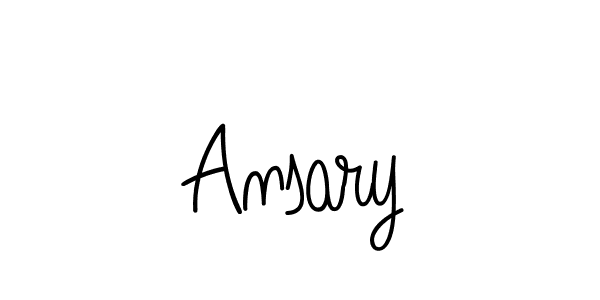 Use a signature maker to create a handwritten signature online. With this signature software, you can design (Angelique-Rose-font-FFP) your own signature for name Ansary. Ansary signature style 5 images and pictures png