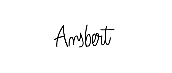 Once you've used our free online signature maker to create your best signature Angelique-Rose-font-FFP style, it's time to enjoy all of the benefits that Ansbert name signing documents. Ansbert signature style 5 images and pictures png