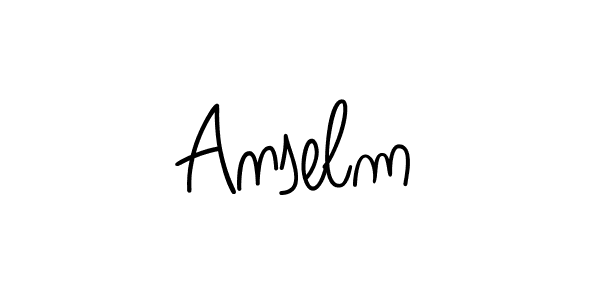 Also we have Anselm name is the best signature style. Create professional handwritten signature collection using Angelique-Rose-font-FFP autograph style. Anselm signature style 5 images and pictures png