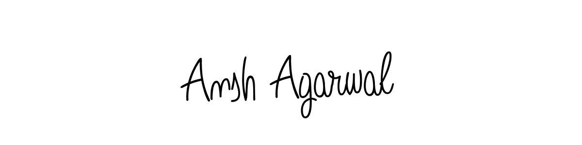 Angelique-Rose-font-FFP is a professional signature style that is perfect for those who want to add a touch of class to their signature. It is also a great choice for those who want to make their signature more unique. Get Ansh Agarwal name to fancy signature for free. Ansh Agarwal signature style 5 images and pictures png