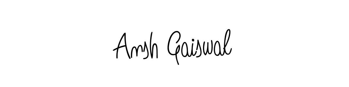 Make a beautiful signature design for name Ansh Gaiswal. Use this online signature maker to create a handwritten signature for free. Ansh Gaiswal signature style 5 images and pictures png