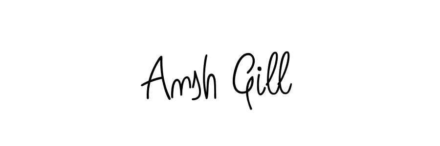 Similarly Angelique-Rose-font-FFP is the best handwritten signature design. Signature creator online .You can use it as an online autograph creator for name Ansh Gill. Ansh Gill signature style 5 images and pictures png