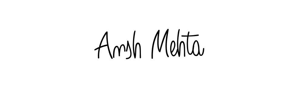 Make a short Ansh Mehta signature style. Manage your documents anywhere anytime using Angelique-Rose-font-FFP. Create and add eSignatures, submit forms, share and send files easily. Ansh Mehta signature style 5 images and pictures png