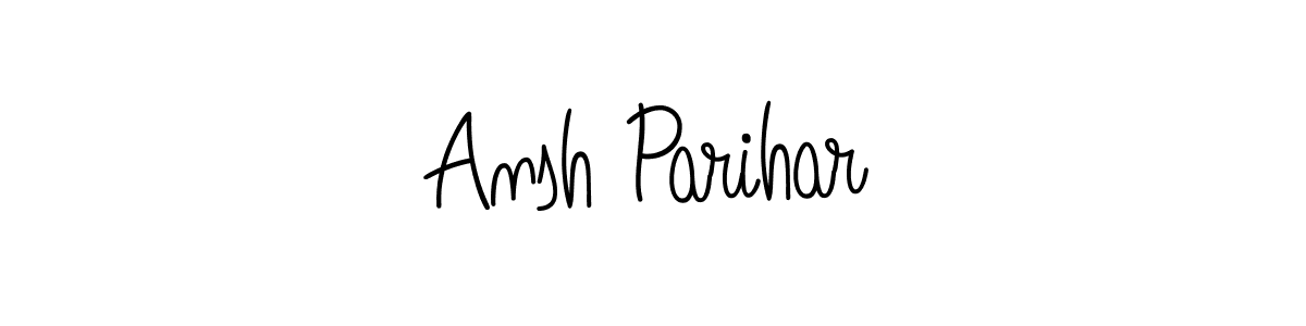 How to make Ansh Parihar signature? Angelique-Rose-font-FFP is a professional autograph style. Create handwritten signature for Ansh Parihar name. Ansh Parihar signature style 5 images and pictures png