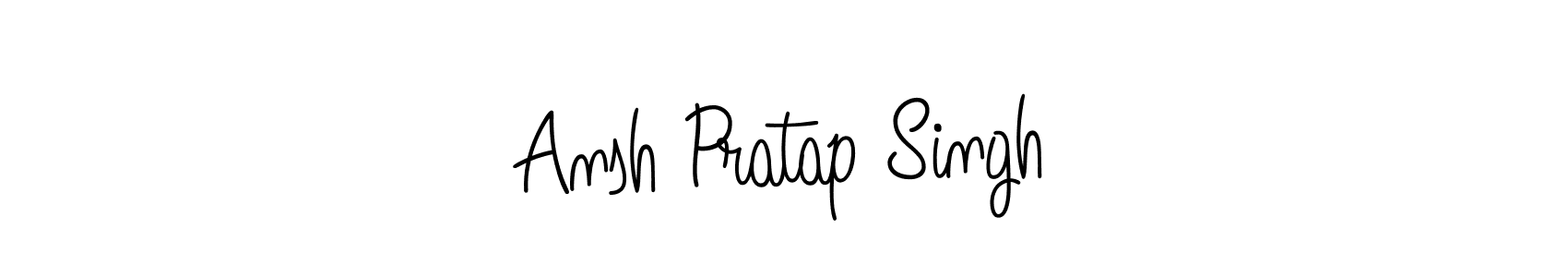 Design your own signature with our free online signature maker. With this signature software, you can create a handwritten (Angelique-Rose-font-FFP) signature for name Ansh Pratap Singh. Ansh Pratap Singh signature style 5 images and pictures png