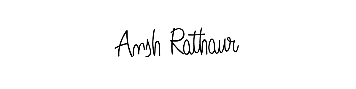 It looks lik you need a new signature style for name Ansh Rathaur. Design unique handwritten (Angelique-Rose-font-FFP) signature with our free signature maker in just a few clicks. Ansh Rathaur signature style 5 images and pictures png