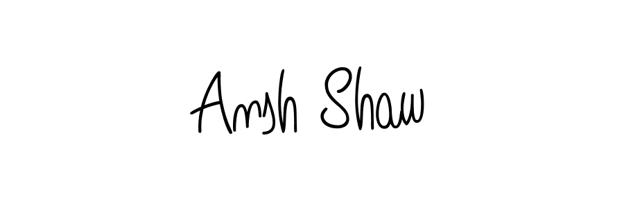 Make a beautiful signature design for name Ansh Shaw. Use this online signature maker to create a handwritten signature for free. Ansh Shaw signature style 5 images and pictures png