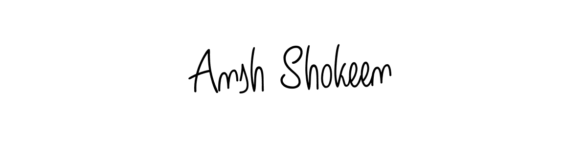 Also You can easily find your signature by using the search form. We will create Ansh Shokeen name handwritten signature images for you free of cost using Angelique-Rose-font-FFP sign style. Ansh Shokeen signature style 5 images and pictures png