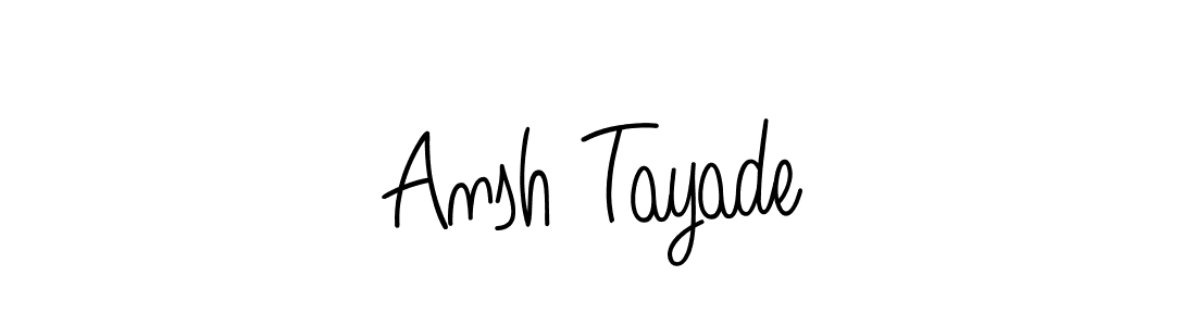 This is the best signature style for the Ansh Tayade name. Also you like these signature font (Angelique-Rose-font-FFP). Mix name signature. Ansh Tayade signature style 5 images and pictures png