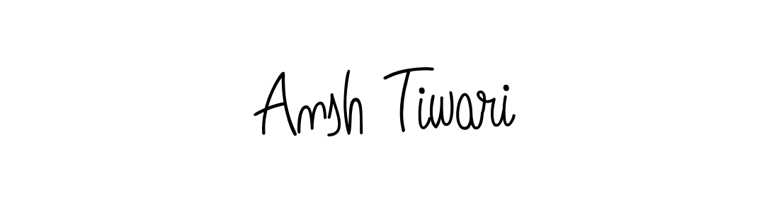 How to make Ansh Tiwari signature? Angelique-Rose-font-FFP is a professional autograph style. Create handwritten signature for Ansh Tiwari name. Ansh Tiwari signature style 5 images and pictures png