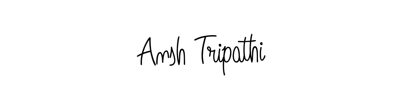 Also we have Ansh Tripathi name is the best signature style. Create professional handwritten signature collection using Angelique-Rose-font-FFP autograph style. Ansh Tripathi signature style 5 images and pictures png