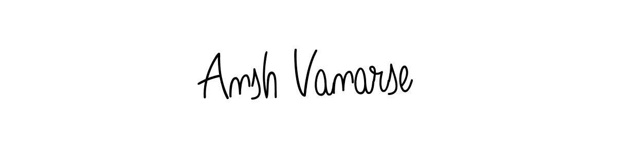 Make a beautiful signature design for name Ansh Vanarse. Use this online signature maker to create a handwritten signature for free. Ansh Vanarse signature style 5 images and pictures png