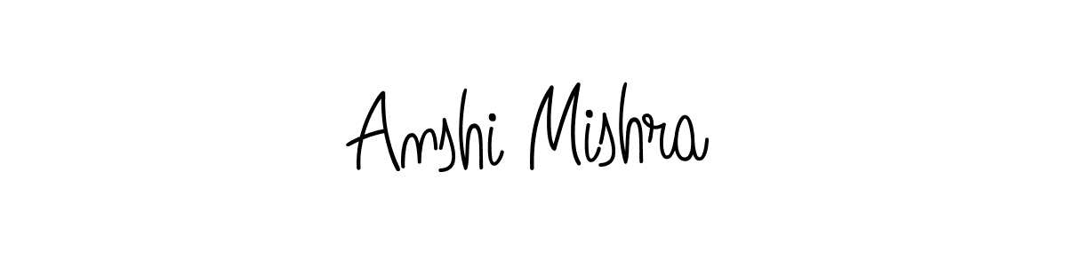 Make a beautiful signature design for name Anshi Mishra. Use this online signature maker to create a handwritten signature for free. Anshi Mishra signature style 5 images and pictures png