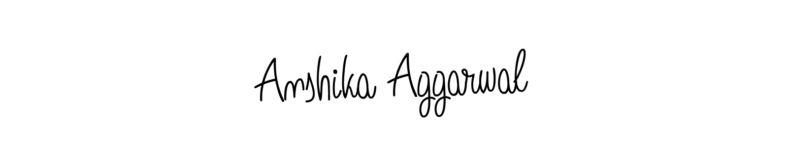 How to make Anshika Aggarwal signature? Angelique-Rose-font-FFP is a professional autograph style. Create handwritten signature for Anshika Aggarwal name. Anshika Aggarwal signature style 5 images and pictures png