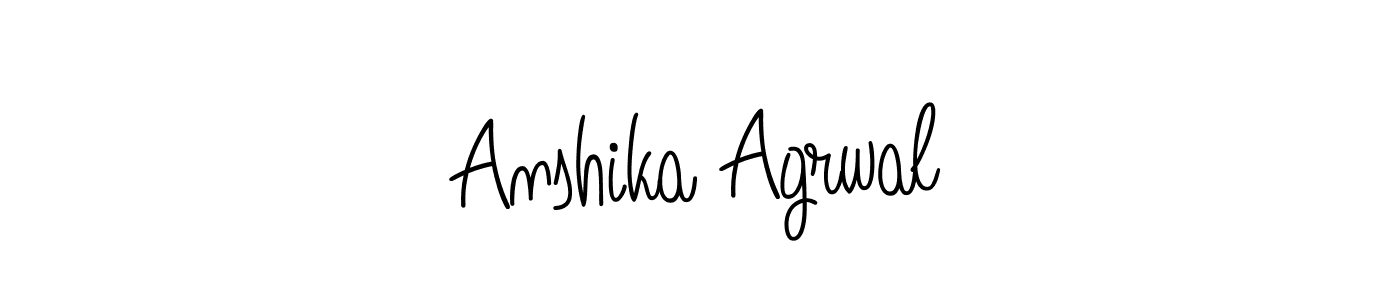 Also we have Anshika Agrwal name is the best signature style. Create professional handwritten signature collection using Angelique-Rose-font-FFP autograph style. Anshika Agrwal signature style 5 images and pictures png