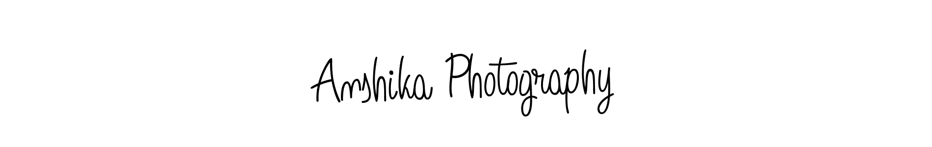 Anshika Photography stylish signature style. Best Handwritten Sign (Angelique-Rose-font-FFP) for my name. Handwritten Signature Collection Ideas for my name Anshika Photography. Anshika Photography signature style 5 images and pictures png