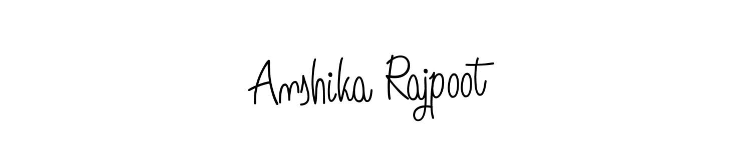 Here are the top 10 professional signature styles for the name Anshika Rajpoot. These are the best autograph styles you can use for your name. Anshika Rajpoot signature style 5 images and pictures png