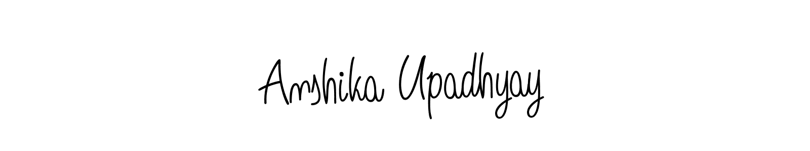 How to make Anshika Upadhyay signature? Angelique-Rose-font-FFP is a professional autograph style. Create handwritten signature for Anshika Upadhyay name. Anshika Upadhyay signature style 5 images and pictures png