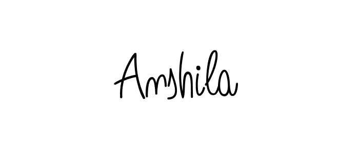 Here are the top 10 professional signature styles for the name Anshila. These are the best autograph styles you can use for your name. Anshila signature style 5 images and pictures png