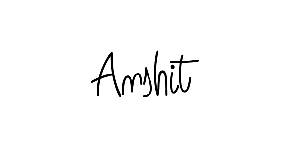 Anshit stylish signature style. Best Handwritten Sign (Angelique-Rose-font-FFP) for my name. Handwritten Signature Collection Ideas for my name Anshit. Anshit signature style 5 images and pictures png