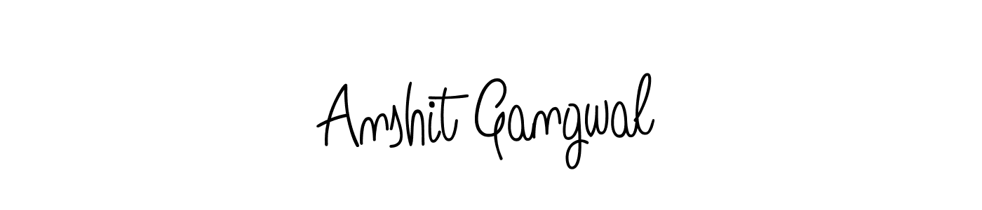 Make a short Anshit Gangwal signature style. Manage your documents anywhere anytime using Angelique-Rose-font-FFP. Create and add eSignatures, submit forms, share and send files easily. Anshit Gangwal signature style 5 images and pictures png