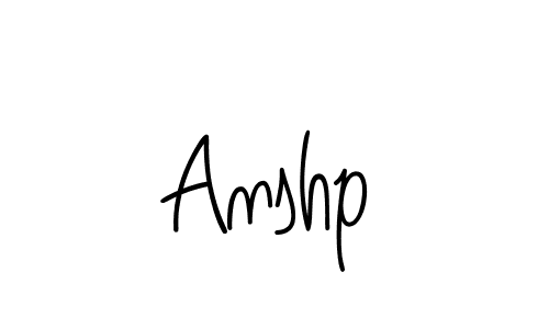 Create a beautiful signature design for name Anshp. With this signature (Angelique-Rose-font-FFP) fonts, you can make a handwritten signature for free. Anshp signature style 5 images and pictures png