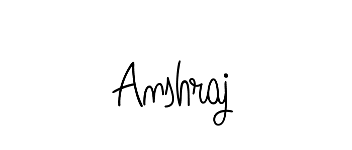 Also we have Anshraj name is the best signature style. Create professional handwritten signature collection using Angelique-Rose-font-FFP autograph style. Anshraj signature style 5 images and pictures png