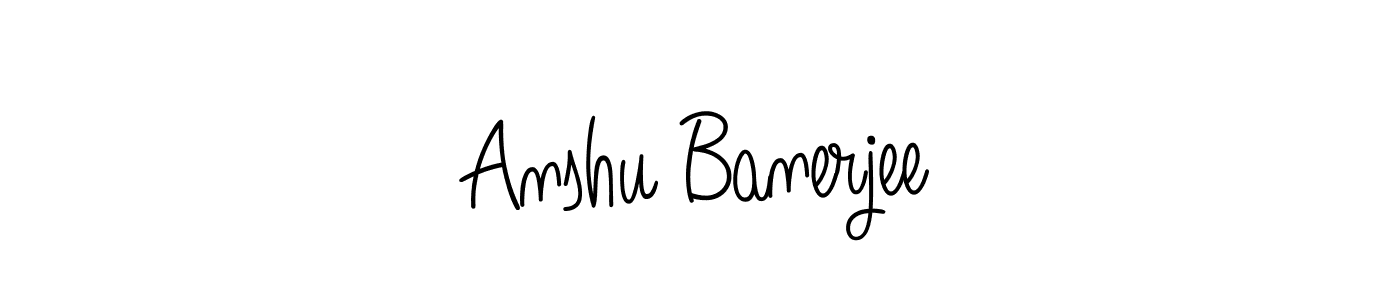 How to make Anshu Banerjee signature? Angelique-Rose-font-FFP is a professional autograph style. Create handwritten signature for Anshu Banerjee name. Anshu Banerjee signature style 5 images and pictures png