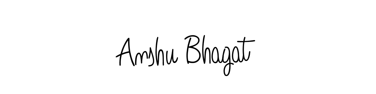 This is the best signature style for the Anshu Bhagat name. Also you like these signature font (Angelique-Rose-font-FFP). Mix name signature. Anshu Bhagat signature style 5 images and pictures png