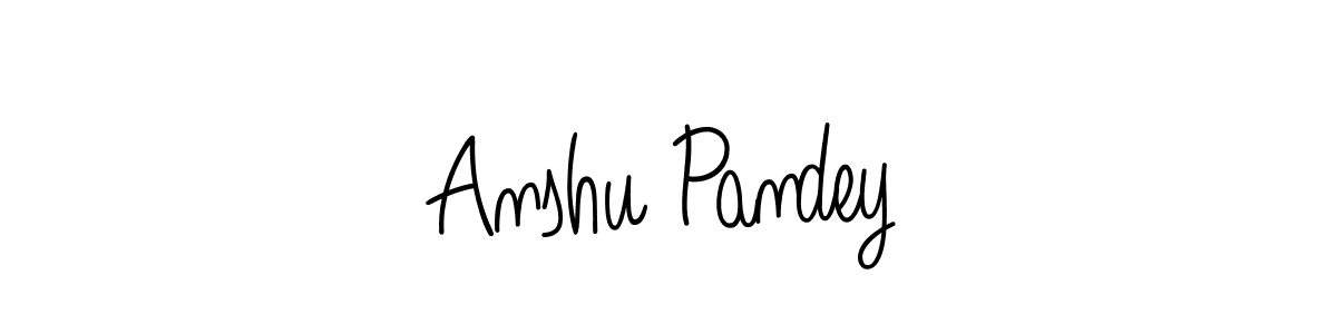 It looks lik you need a new signature style for name Anshu Pandey. Design unique handwritten (Angelique-Rose-font-FFP) signature with our free signature maker in just a few clicks. Anshu Pandey signature style 5 images and pictures png