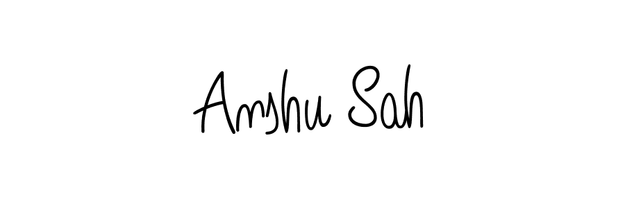 It looks lik you need a new signature style for name Anshu Sah. Design unique handwritten (Angelique-Rose-font-FFP) signature with our free signature maker in just a few clicks. Anshu Sah signature style 5 images and pictures png