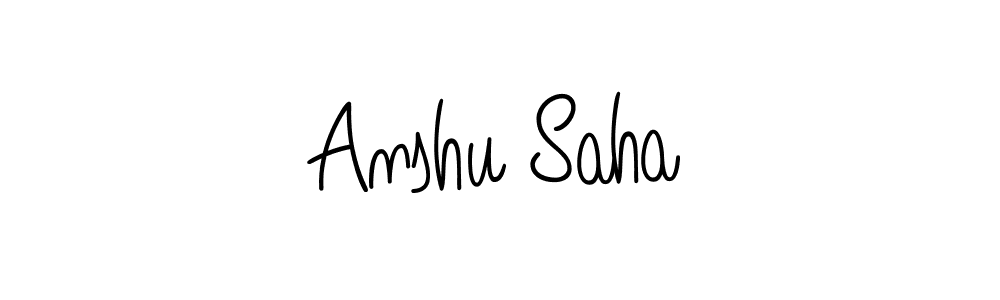 You can use this online signature creator to create a handwritten signature for the name Anshu Saha. This is the best online autograph maker. Anshu Saha signature style 5 images and pictures png