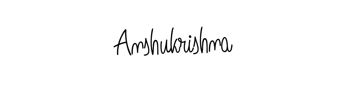You can use this online signature creator to create a handwritten signature for the name Anshukrishna. This is the best online autograph maker. Anshukrishna signature style 5 images and pictures png