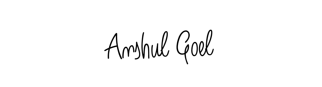 Make a beautiful signature design for name Anshul Goel. Use this online signature maker to create a handwritten signature for free. Anshul Goel signature style 5 images and pictures png