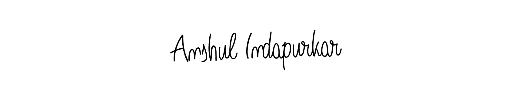 Make a beautiful signature design for name Anshul Indapurkar. Use this online signature maker to create a handwritten signature for free. Anshul Indapurkar signature style 5 images and pictures png