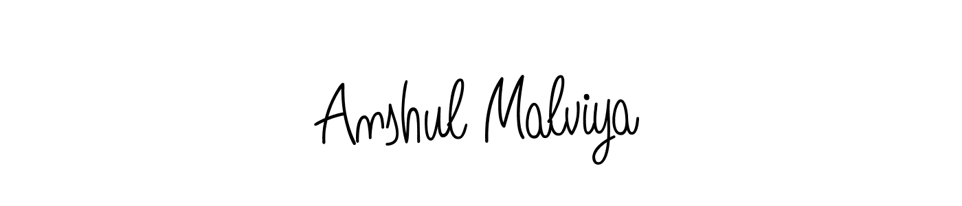 if you are searching for the best signature style for your name Anshul Malviya. so please give up your signature search. here we have designed multiple signature styles  using Angelique-Rose-font-FFP. Anshul Malviya signature style 5 images and pictures png