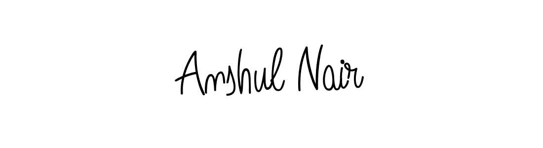 Once you've used our free online signature maker to create your best signature Angelique-Rose-font-FFP style, it's time to enjoy all of the benefits that Anshul Nair name signing documents. Anshul Nair signature style 5 images and pictures png