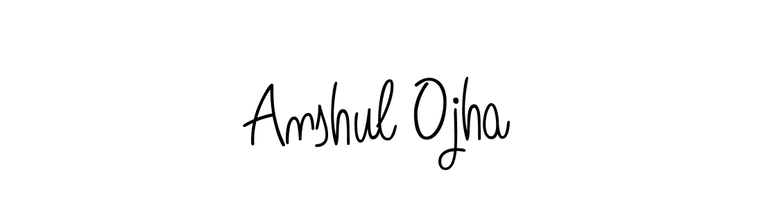 It looks lik you need a new signature style for name Anshul Ojha. Design unique handwritten (Angelique-Rose-font-FFP) signature with our free signature maker in just a few clicks. Anshul Ojha signature style 5 images and pictures png