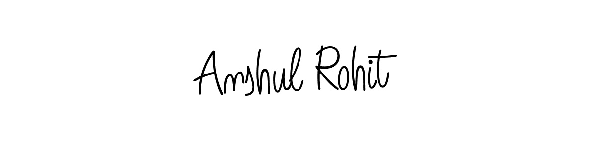 Also we have Anshul Rohit name is the best signature style. Create professional handwritten signature collection using Angelique-Rose-font-FFP autograph style. Anshul Rohit signature style 5 images and pictures png